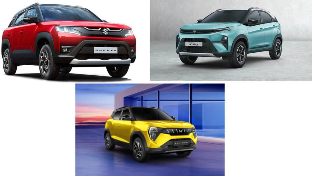 Mahindra XUV 3XO, Tata Nexon और Maruti Suzuki Brezza के बीच तुलना
